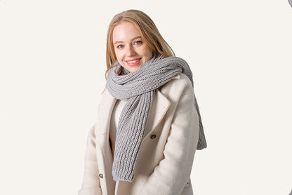 Solid Color Simple Knit Scarves