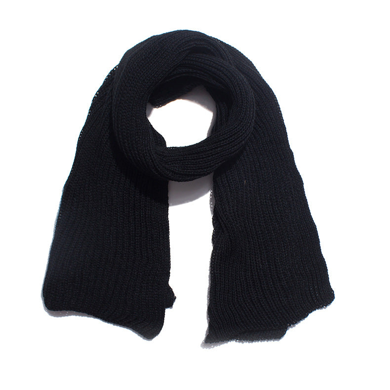 Solid Color Simple Knit Scarves