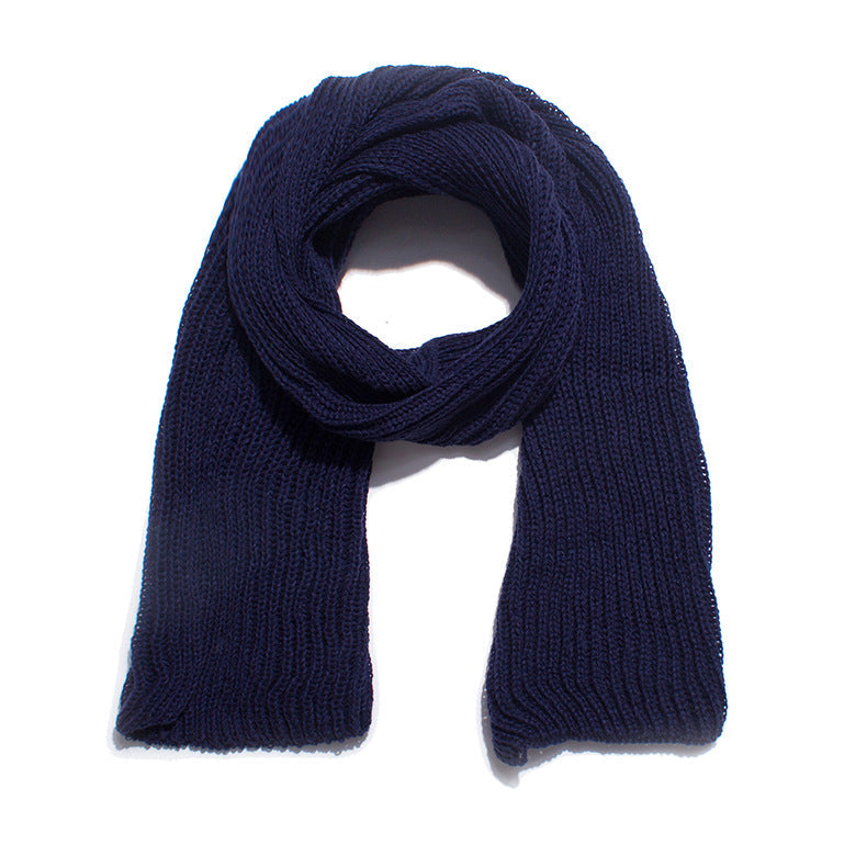 Solid Color Simple Knit Scarves