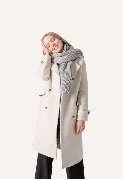 Solid Color Simple Knit Scarves