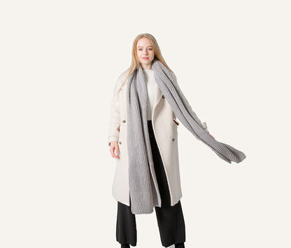 Solid Color Simple Knit Scarves