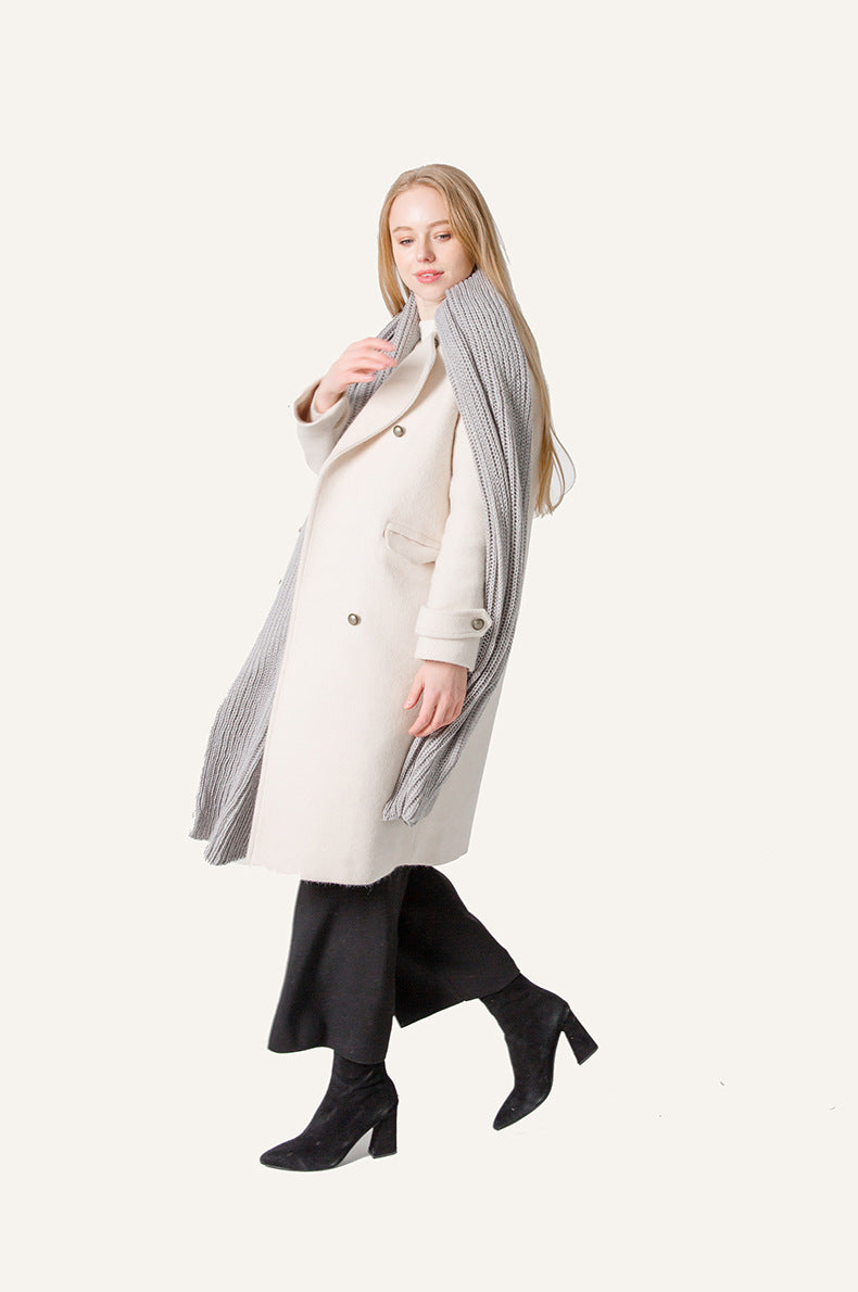 Solid Color Simple Knit Scarves