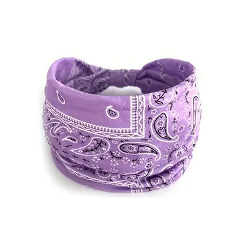 Printed Knot Elastic Headband