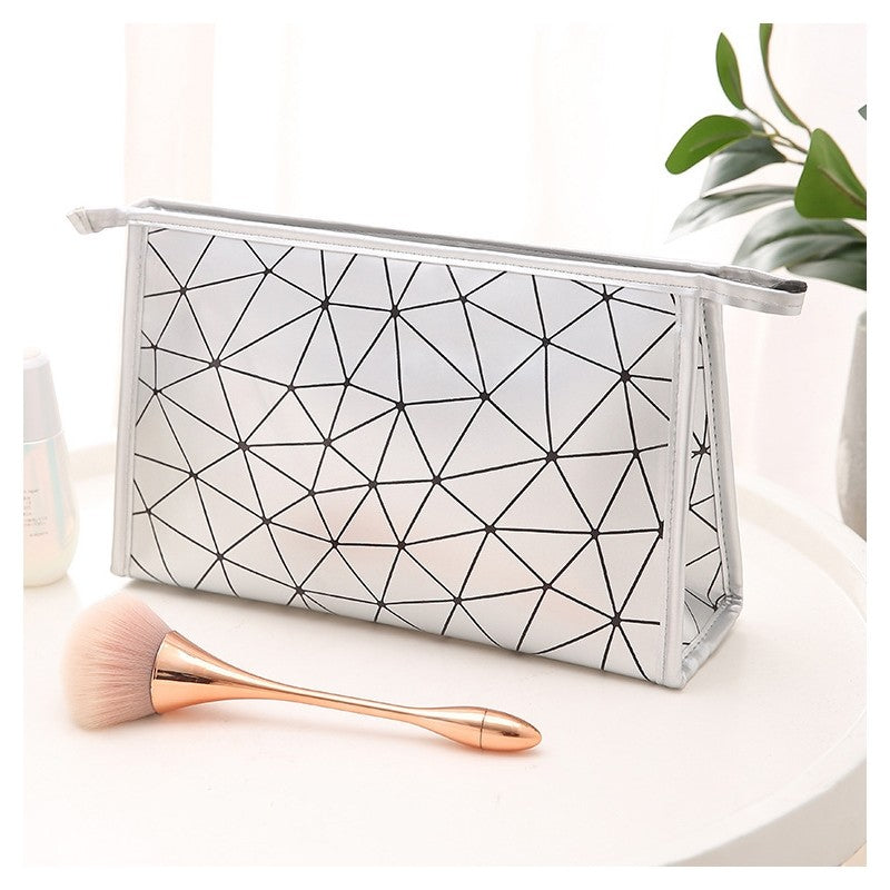Waterproof Portable Geometric Cosmetic Bag