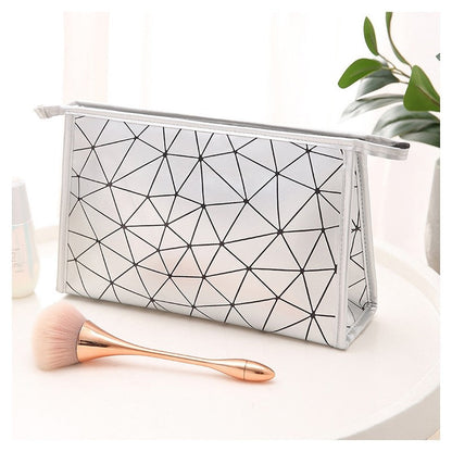 Waterproof Portable Geometric Cosmetic Bag