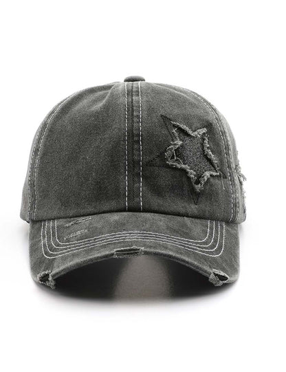 Simple Washed Solid Color Baseball Cap