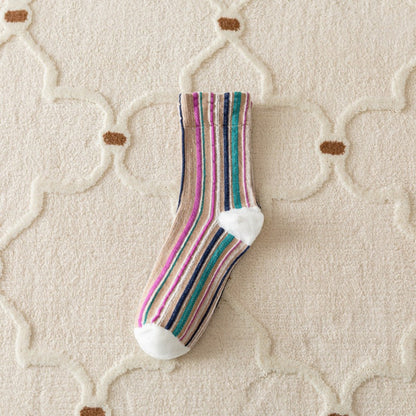 Bohemian Vertical Striped Socks
