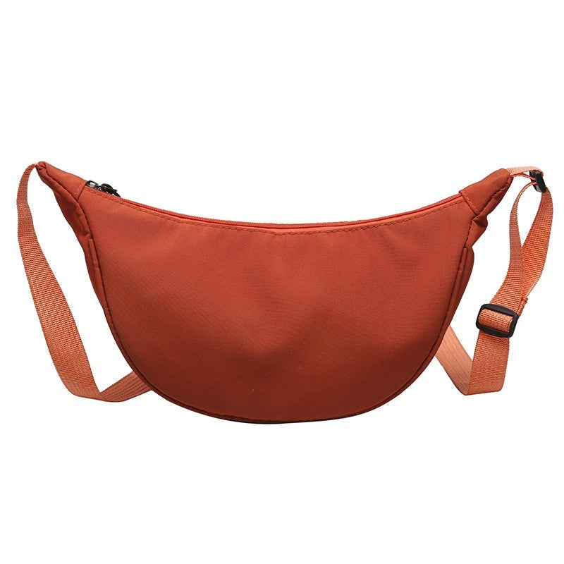 Cow Printed Crossbdody Dumpling Bag