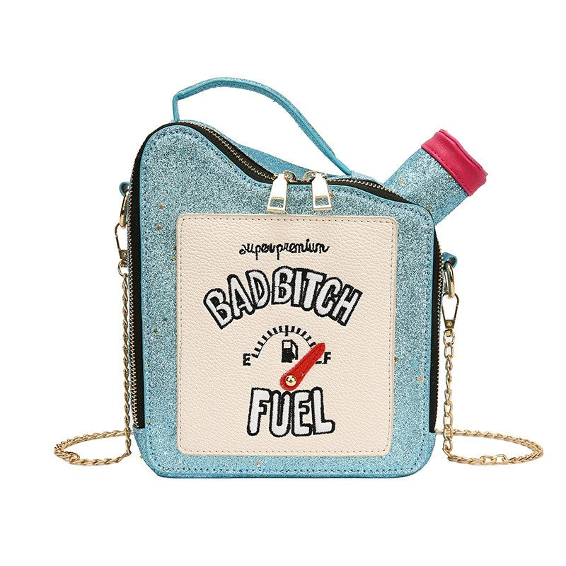 Shining Sequin Letters Crossbody Bag