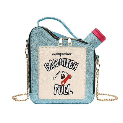 Shining Sequin Letters Crossbody Bag