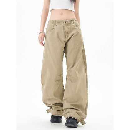 Vintage Carpenter Jeans With Curved Blade Design