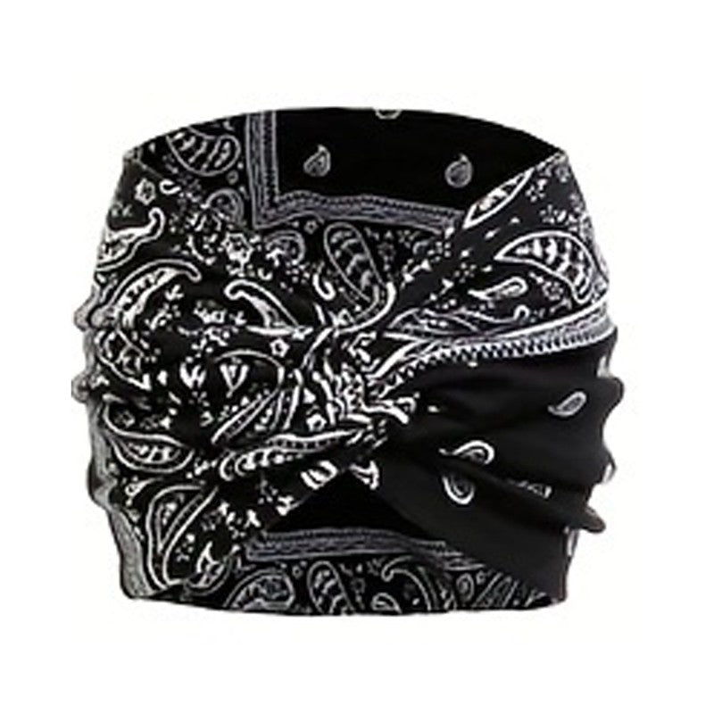 Printed Knot Elastic Headband