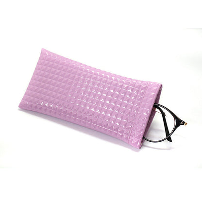 Trendy Protable  PU Leather Eyeglasses Pouch