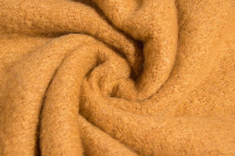 Solid Color Tassel Soft Scarves