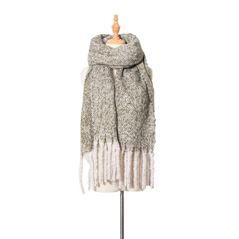 Solid Color Simple Tessel Scrves