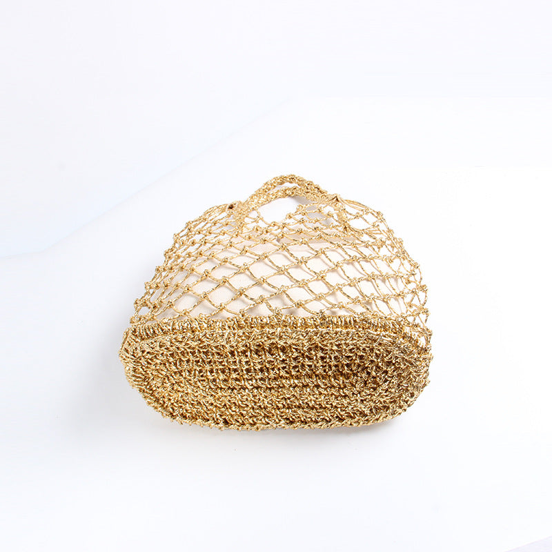 Hollow Out Braided Beach Handbags
