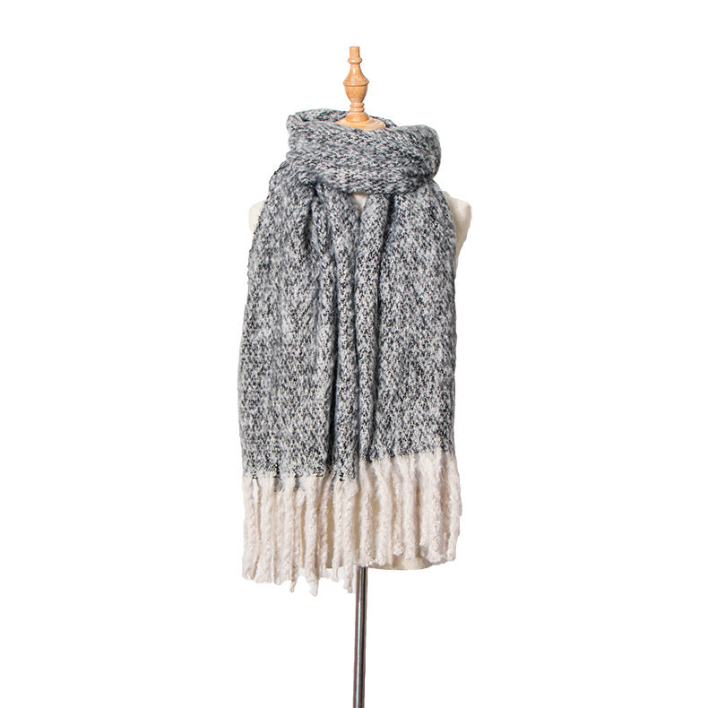 Solid Color Simple Tessel Scrves