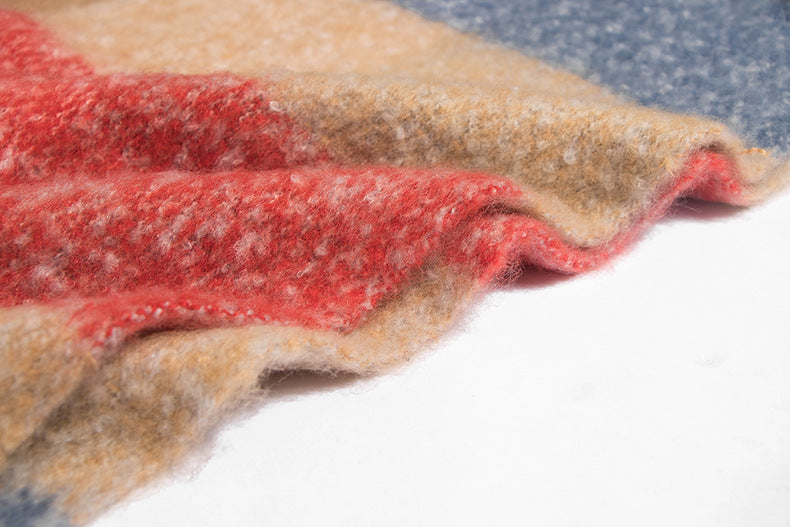 Stripe Tassel Soft Scarves