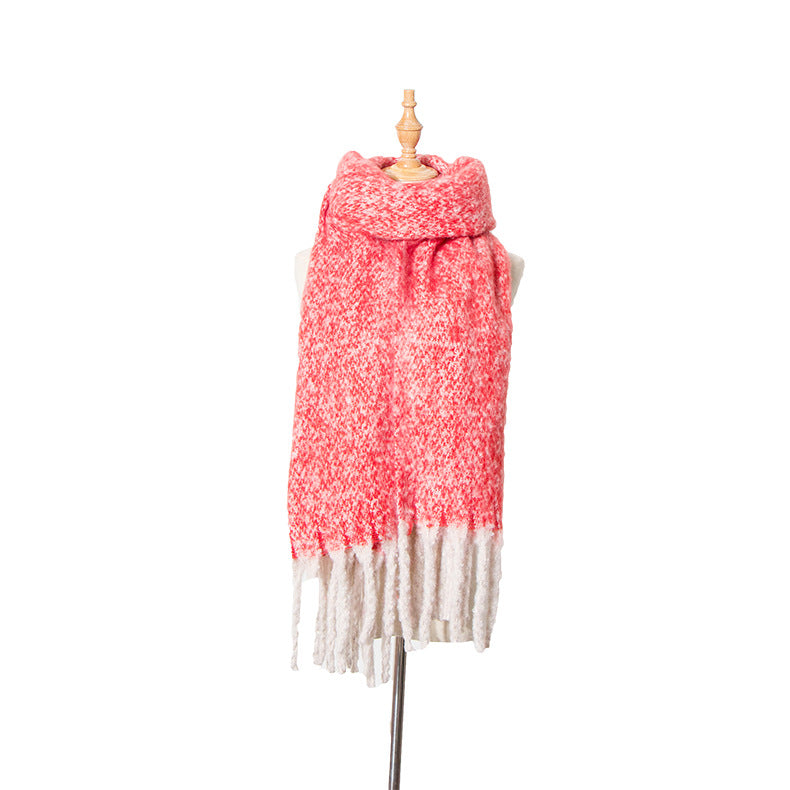 Solid Color Simple Tessel Scrves