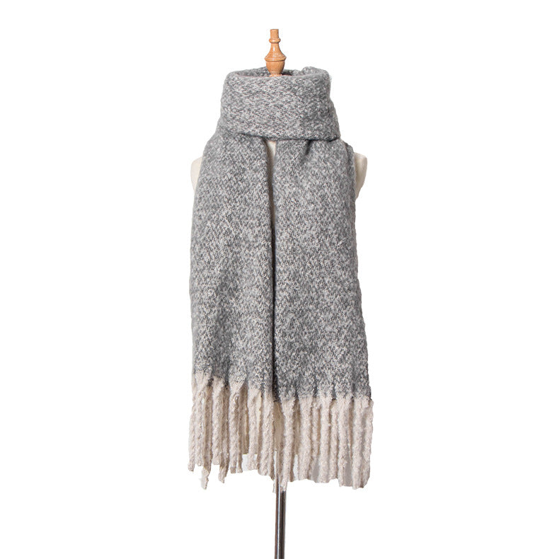 Solid Color Simple Tessel Scrves