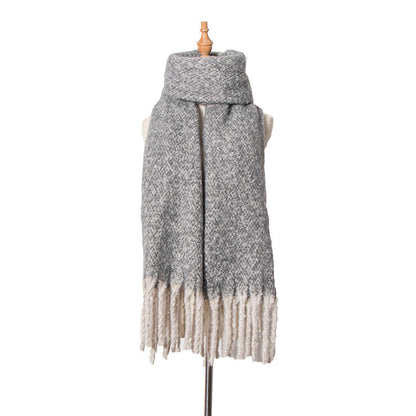 Solid Color Simple Tessel Scrves