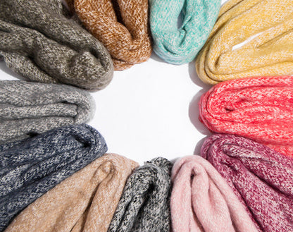 Solid Color Simple Tessel Scrves