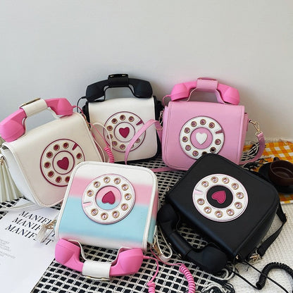 Creative Telephone Design Handle Bag