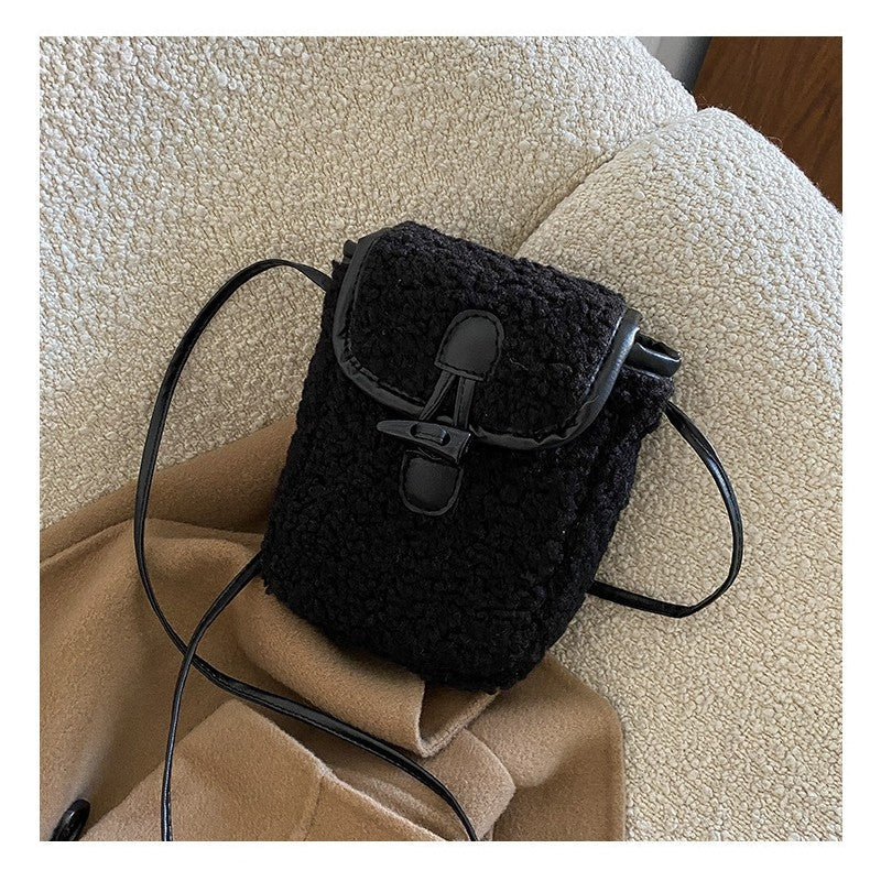 Casual Plain Anti-Stress One Shoulder Thick Square Bag