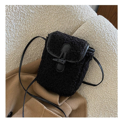 Casual Plain Anti-Stress One Shoulder Thick Square Bag