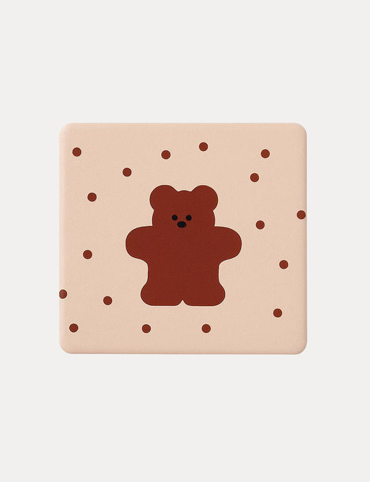 Cute Bear Mini Portable Makeup Mirror