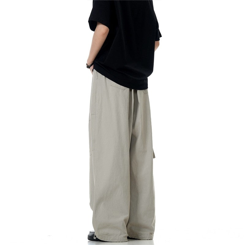 High Street Drawstring Waist Cargo Pants