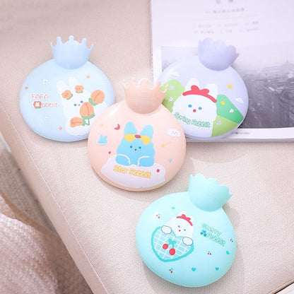 Portable Thickened Cartoon Printed Hot Water Bag