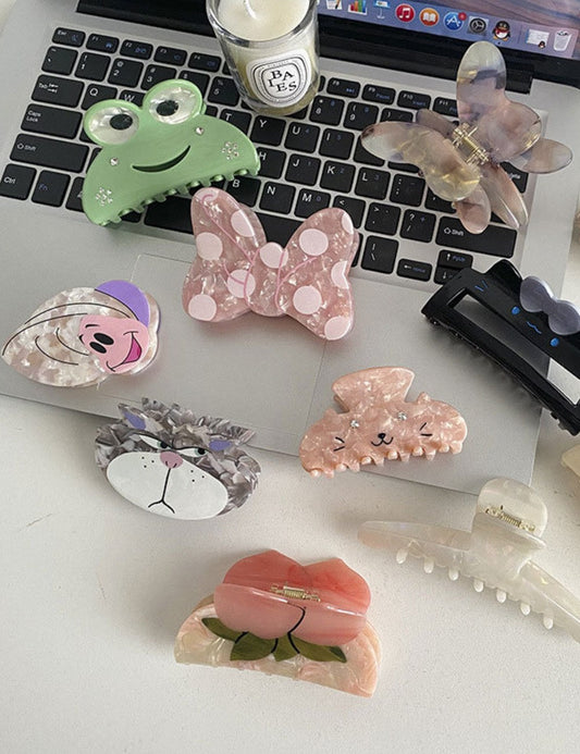 Cartoon Anmial Shaped Cute Hair Claws