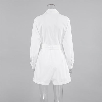 Stylish Long Sleeve High Waist Jumpsuit