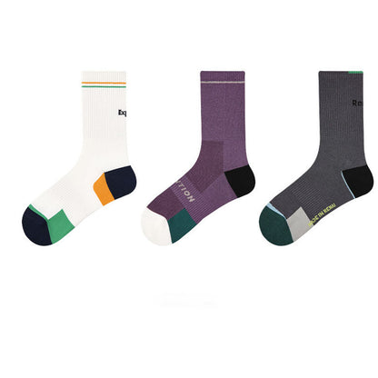 Simple Casual Sports Crew Socks