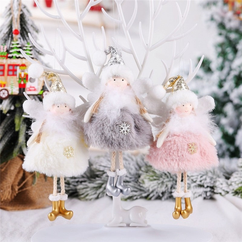 Christmas Feather Angel Pendant