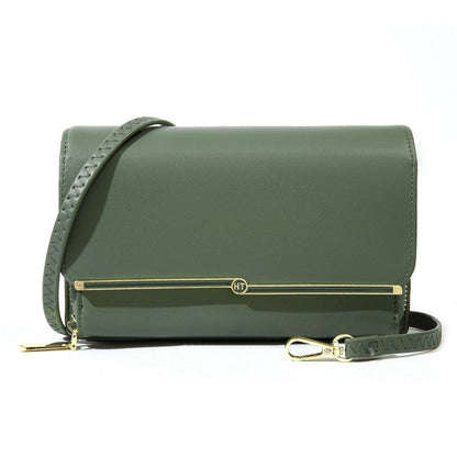 Solid Color Simple One Shoulder Crossbody Bag