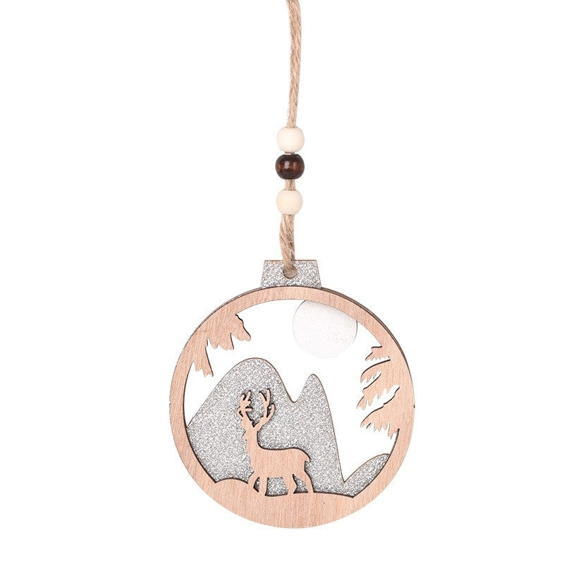 Christmas Wooden Candle Decorations