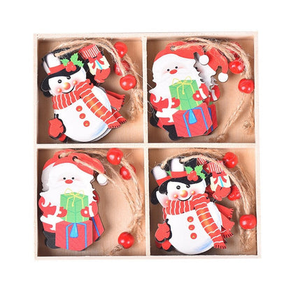 Christmas Wooden Candle Decorations