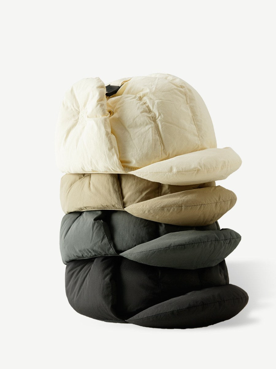 Solid Color Cute Outdoor Padded Hat