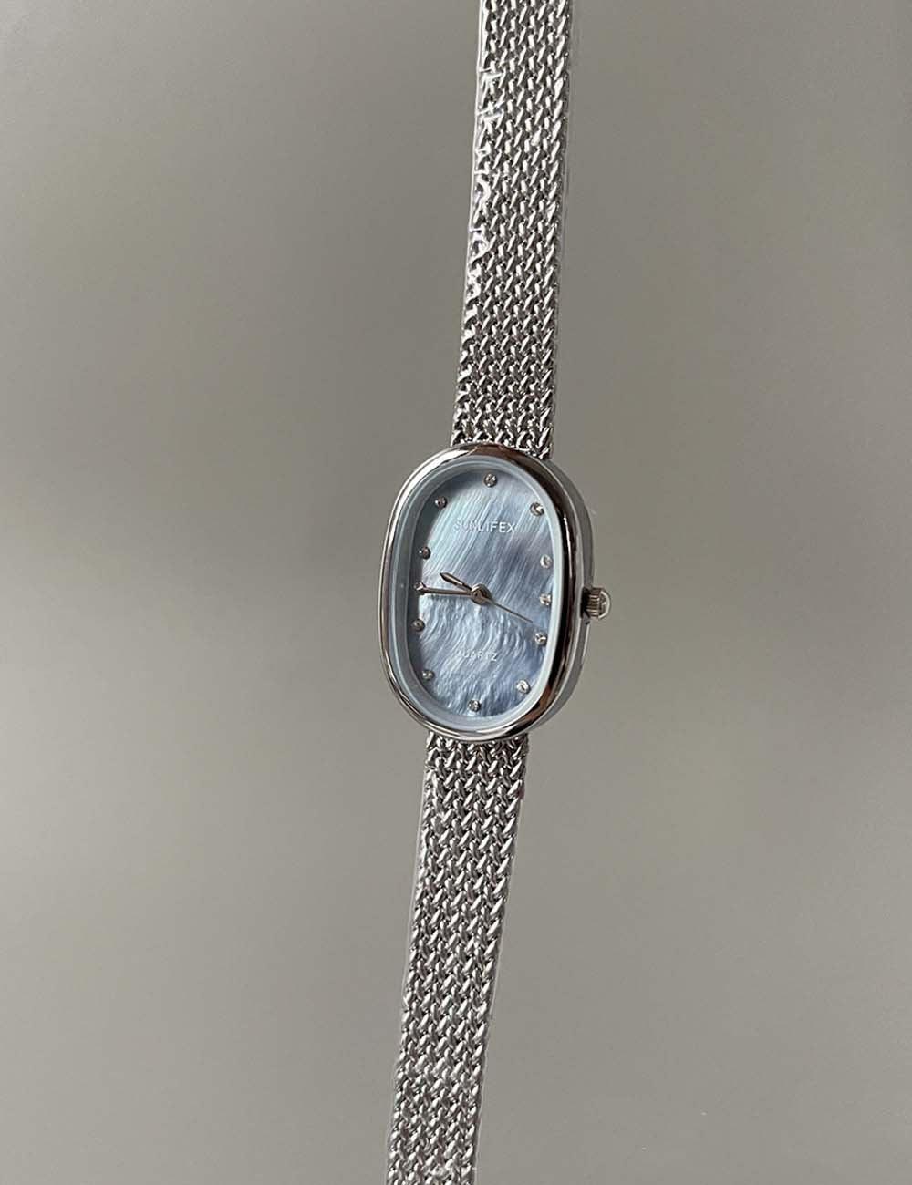 Elegant Small Dail Mesh Strap Quartz Watch