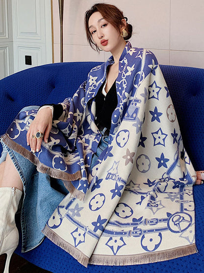 Original Warm Letter Print Shawl&Scarf