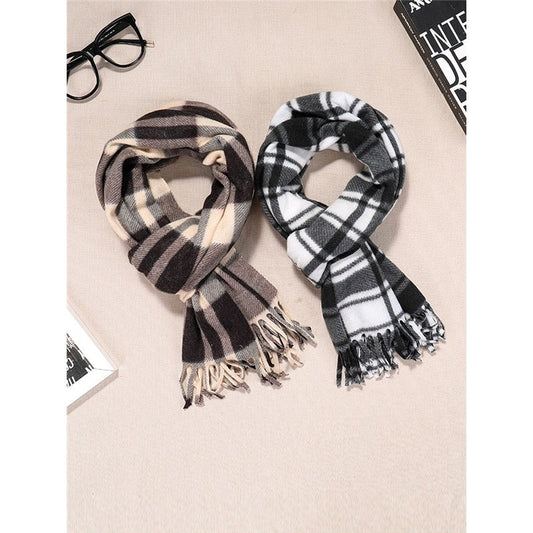 Classic Unisex Plaid Scarf