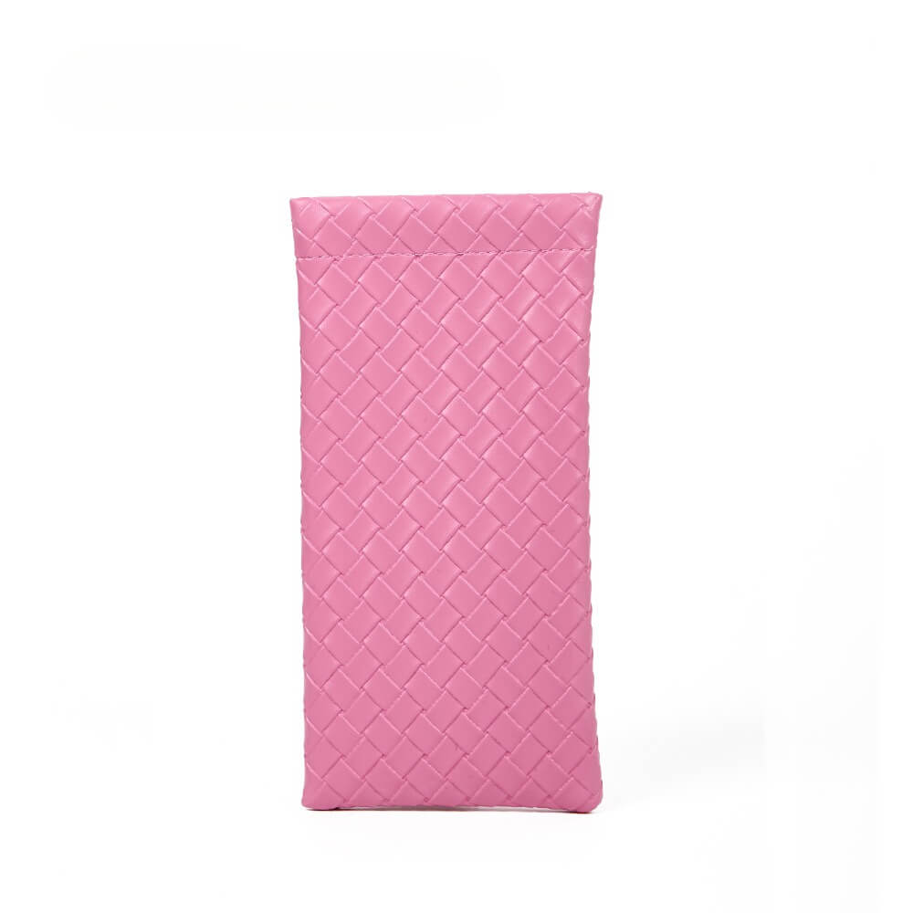 Squeeze Top Leather Travel Eyeglass