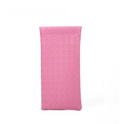 Squeeze Top Leather Travel Eyeglass