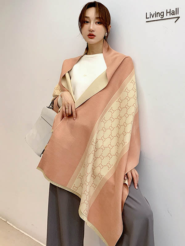 Stylish Split-Joint Warm Shawl&Scarf