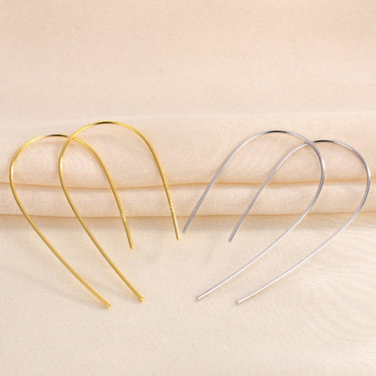 Simple Line Circle Punk Stud Earrings