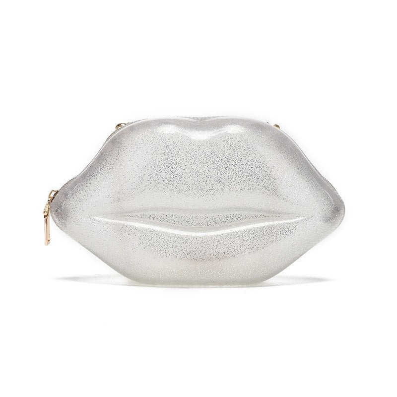 Mini Cute Jelly Sexy Lip Chain Crossbody Bag