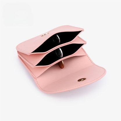 Solid Color Simple Card Cases Wallets