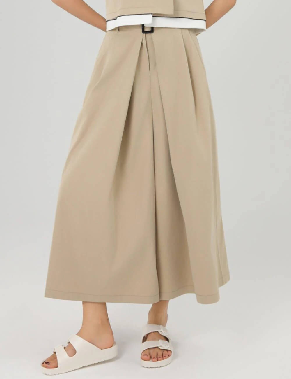 Button Vest and Loose Pants Sets